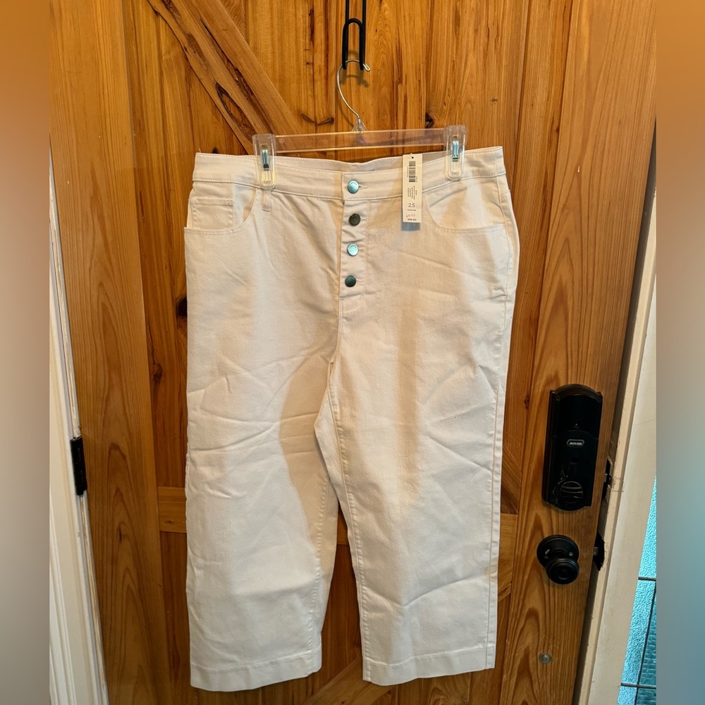 Chico’s Wide Leg Crop — Size 14